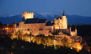 Panorámica nocturna Alcazar