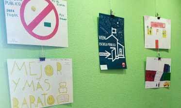 La Sala de Exposiciones de la Casa Joven acoge hasta el 27 de marzo una muestra con los carteles del concurso “Matricúlate en la Escuela Pública”.