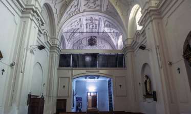 Interior del convento de San José, de las Carmelitas Descalzas, junto a la Plaza de la Merced.