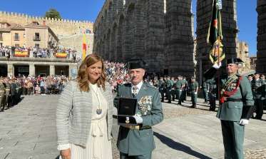 acto institucional de la Guardia Civil y de imposición de la Medalla de Oro de la Ciudad de Segovia