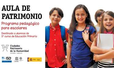 Cartel Aula de Patrimonio