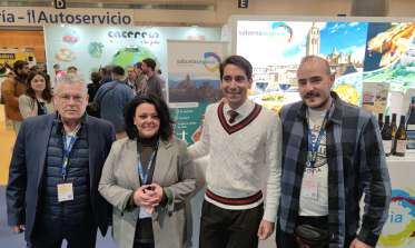 El concejal de turismo con participantes en Madrid Fusión