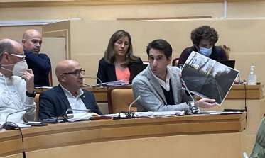 Miguel Merino en pleno del Ayuntamiento