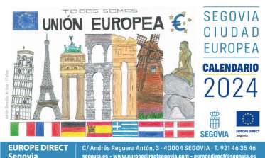 Calendario Segovia ciudad europea 2024