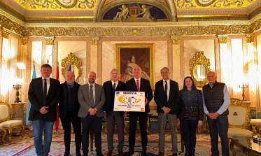 Visita al Ayuntamiento del comité evaluador de la candidatura de Segovia para ser Ciudad Europea del Deporte 2025