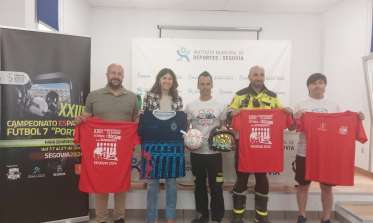 Presentación del Campeonato de España de Fútbol 7 para bomberos y bomberas