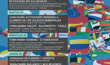 Cartel de la Semana Europea del Deporte