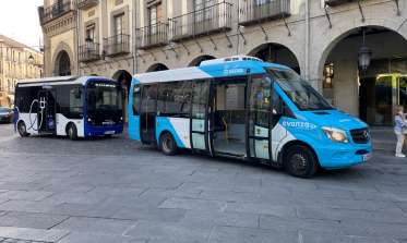 Microbuses de la Semana de la Movilidad