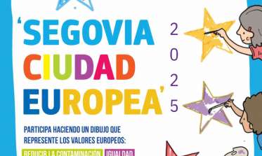 Cartel del concurso “Segovia ciudad europea”