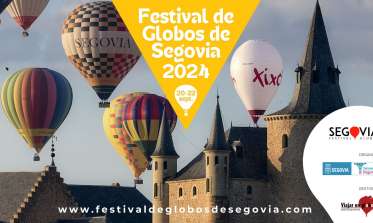 Cartel del Festival de Globos de Segovia 2024