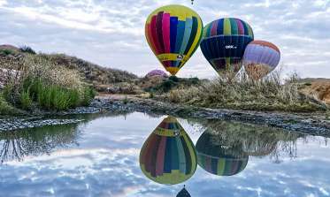 Foto ganadora concurso Festival de Globos Como dos gotas de agua