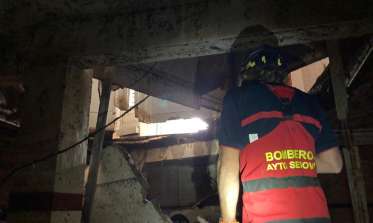 Bomberos de Segovia en Valencia sábado