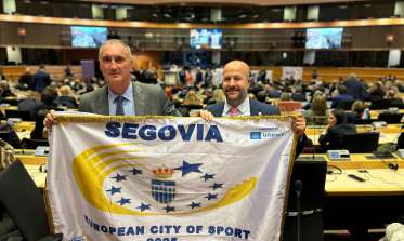 Recepción en Bruselas la acreditación de Segovia como Ciudad Europea del Deporte