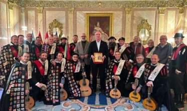 Recepción a la Tuna de Magisterio de Segovia