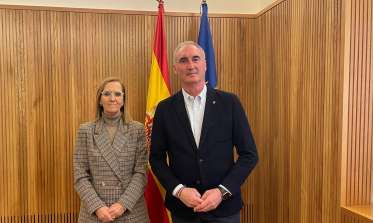 Encuentro con la presidenta de la Confederación Hidrográfica del Duero (CHD), María Jesús Lafuente