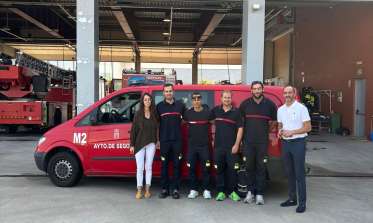Los bomberos de Segovia seguirán trabajando en los incendios de León