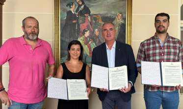 Firma convenio Asoc Vecinos San Andrés