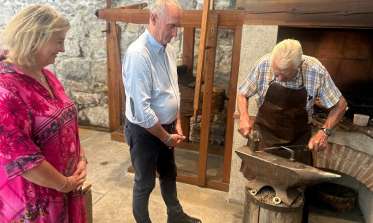 Visita a la exposición de  Elías de Andrés