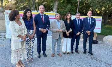 Visita del consejero de Movilidad a la Cuesta de los Hoyos