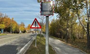 Radar pedagógico en la Avenida Juan de Borbón