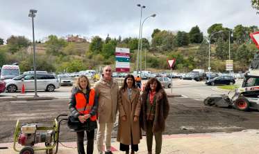 Visita a las obras paseo Ezequiel González
