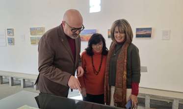 María Rubio Cerro expone sus paisajes en la Casa de la Lectura