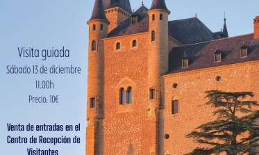 Cartel de la visita guiada especial al Alcázar