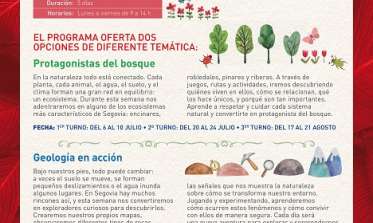 Segovia Educa en Verde organiza actividades infantiles de verano