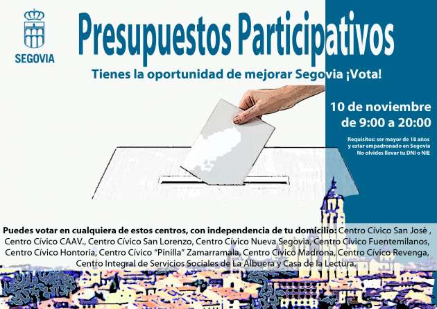 Presupuestos Participativos 2018, Cartel