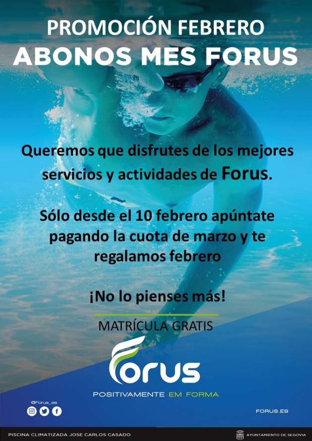 PROMOCIÓN FEBRERO - PISCINA