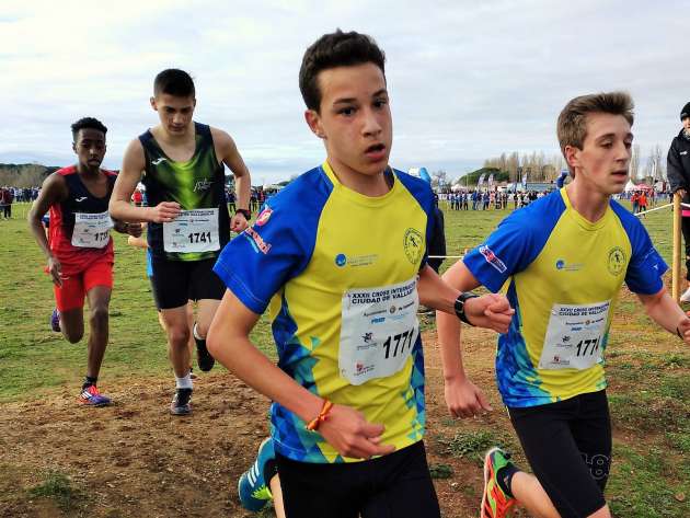 Rafael Rodríguez durante el Cross Internacional Valladolid 2020