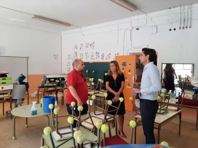 Visita obras colegios Fuentemilanos