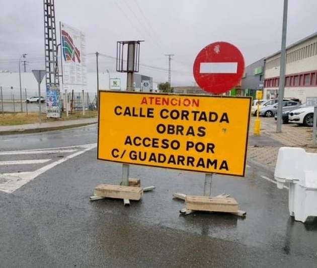 Corte calle navacerrada