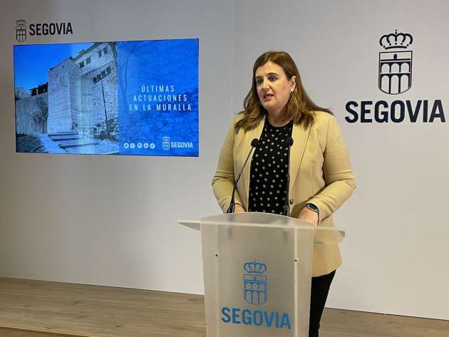 Rueda de prensa de las Actuaciones en La Muralla de Segovia