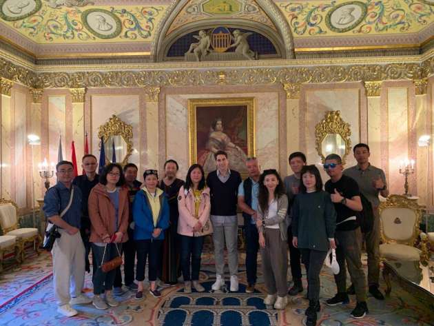 Visita turismo e influencers chinos