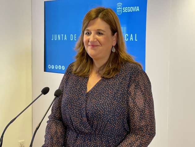 Clara Martin en rueda de prensa 