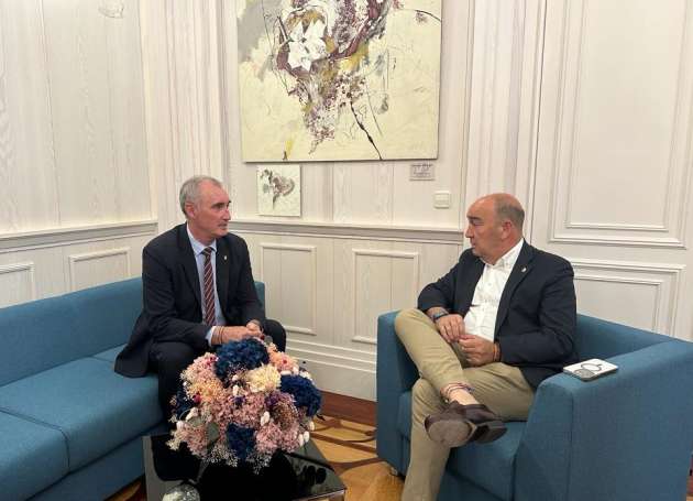 Visita al Presidente de la Diputación Provincial