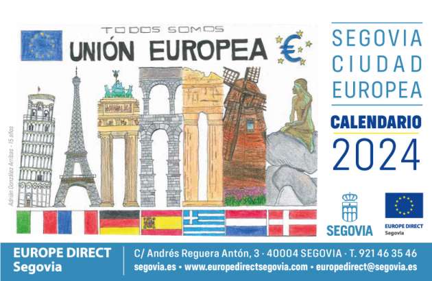 Calendario Segovia ciudad europea 2024