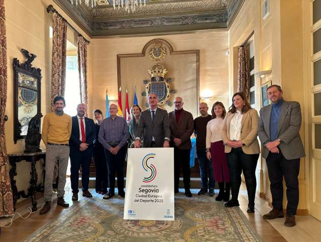 Presentación logo Segovia Ciudad Europea del Deporte
