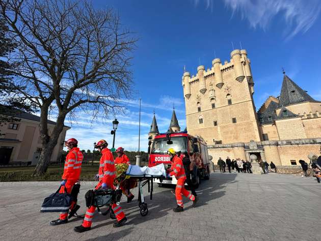 Simulacro incendio Alcázar 2024