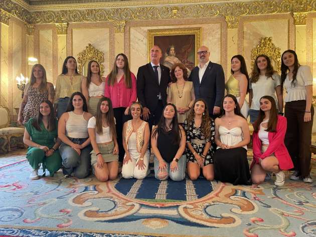 Representantes de los barrios en las fiestas 2024