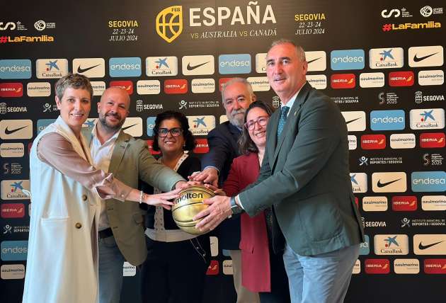 Presentación del triangular preolímpico de baloncesto femenino los días 22, 23 y 24 de julio