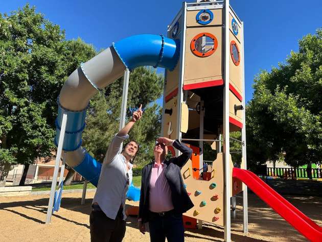 Abre al público el área infantil del Parque del Reloj en el barrio de Nueva Segovia
