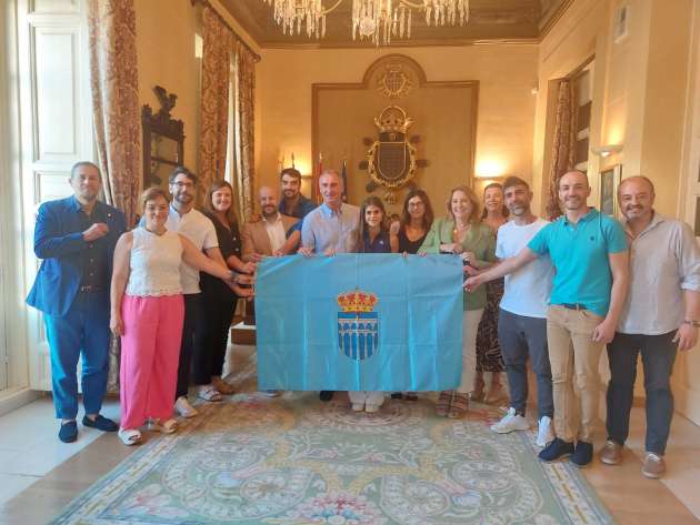 Recepción en el Ayuntamiento a la atleta segoviana Águeda Marqués 