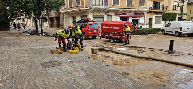 Bomberos en Aldaia