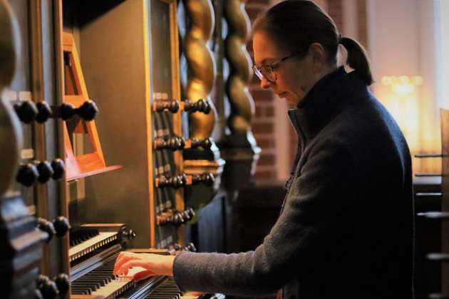 La organista Bine Bryndorf