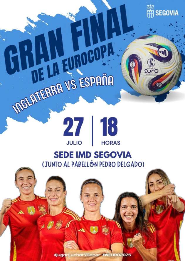 Cartel final Eurocopa femenina