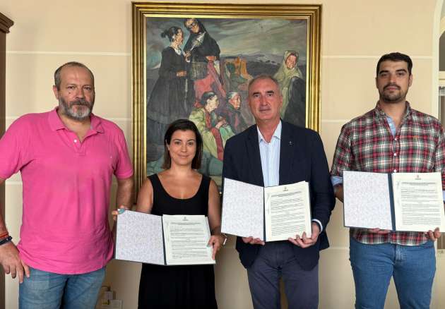 Firma convenio Asoc Vecinos San Andrés