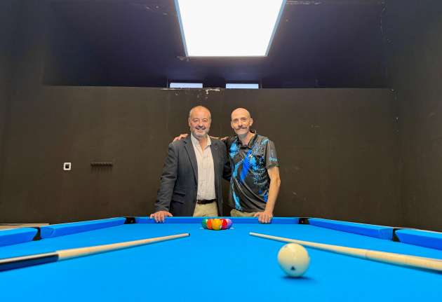 El concejal con el presidente de Segopool.