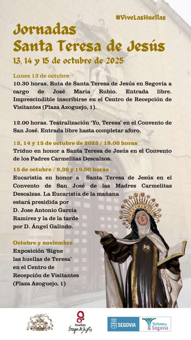 Cartel de las Jornadas Santa Teresa 2025